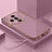 Ultra-thin Silicone Gel Soft Case Cover with Magnetic Finger Ring Stand X03L for Oppo Find X7 5G Clove Purple