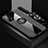 Ultra-thin Silicone Gel Soft Case Cover with Magnetic Finger Ring Stand X03L for Realme GT Neo 2T 5G Gray