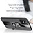 Ultra-thin Silicone Gel Soft Case Cover with Magnetic Finger Ring Stand X03L for Realme GT Neo3 5G