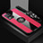 Ultra-thin Silicone Gel Soft Case Cover with Magnetic Finger Ring Stand X03L for Realme V13 5G