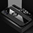 Ultra-thin Silicone Gel Soft Case Cover with Magnetic Finger Ring Stand X03L for Realme V20 5G