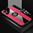 Ultra-thin Silicone Gel Soft Case Cover with Magnetic Finger Ring Stand X03L for Realme V20 5G