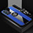 Ultra-thin Silicone Gel Soft Case Cover with Magnetic Finger Ring Stand X03L for Vivo V23 Pro 5G
