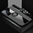 Ultra-thin Silicone Gel Soft Case Cover with Magnetic Finger Ring Stand X03L for Vivo X70 Pro+ Plus 5G Gray