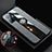 Ultra-thin Silicone Gel Soft Case Cover with Magnetic Finger Ring Stand X03L for Vivo Y77 5G