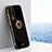 Ultra-thin Silicone Gel Soft Case Cover with Magnetic Finger Ring Stand XL1 for Huawei Honor 70 Pro 5G