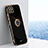 Ultra-thin Silicone Gel Soft Case Cover with Magnetic Finger Ring Stand XL1 for Huawei Honor X8 5G Black