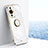 Ultra-thin Silicone Gel Soft Case Cover with Magnetic Finger Ring Stand XL1 for Huawei Nova 11 Pro