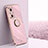 Ultra-thin Silicone Gel Soft Case Cover with Magnetic Finger Ring Stand XL1 for Huawei Nova 9 SE