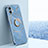 Ultra-thin Silicone Gel Soft Case Cover with Magnetic Finger Ring Stand XL1 for Nothing Phone 2