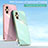 Ultra-thin Silicone Gel Soft Case Cover with Magnetic Finger Ring Stand XL1 for Oppo A96 5G