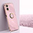 Ultra-thin Silicone Gel Soft Case Cover with Magnetic Finger Ring Stand XL1 for Realme C33