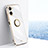 Ultra-thin Silicone Gel Soft Case Cover with Magnetic Finger Ring Stand XL1 for Realme C33