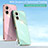 Ultra-thin Silicone Gel Soft Case Cover with Magnetic Finger Ring Stand XL1 for Realme C33