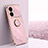 Ultra-thin Silicone Gel Soft Case Cover with Magnetic Finger Ring Stand XL1 for Realme GT Neo5 SE 5G