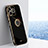 Ultra-thin Silicone Gel Soft Case Cover with Magnetic Finger Ring Stand XL1 for Realme Narzo N53