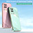 Ultra-thin Silicone Gel Soft Case Cover with Magnetic Finger Ring Stand XL1 for Realme V13 5G