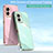 Ultra-thin Silicone Gel Soft Case Cover with Magnetic Finger Ring Stand XL1 for Realme V23 5G
