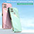 Ultra-thin Silicone Gel Soft Case Cover with Magnetic Finger Ring Stand XL1 for Realme V3 5G