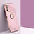 Ultra-thin Silicone Gel Soft Case Cover with Magnetic Finger Ring Stand XL1 for Samsung Galaxy A03s