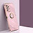 Ultra-thin Silicone Gel Soft Case Cover with Magnetic Finger Ring Stand XL1 for Samsung Galaxy A13 4G