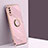 Ultra-thin Silicone Gel Soft Case Cover with Magnetic Finger Ring Stand XL1 for Samsung Galaxy A30S