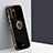 Ultra-thin Silicone Gel Soft Case Cover with Magnetic Finger Ring Stand XL1 for Samsung Galaxy F23 5G