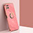 Ultra-thin Silicone Gel Soft Case Cover with Magnetic Finger Ring Stand XL1 for Samsung Galaxy M12