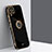 Ultra-thin Silicone Gel Soft Case Cover with Magnetic Finger Ring Stand XL1 for Samsung Galaxy M33 5G