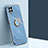 Ultra-thin Silicone Gel Soft Case Cover with Magnetic Finger Ring Stand XL1 for Samsung Galaxy M33 5G