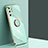Ultra-thin Silicone Gel Soft Case Cover with Magnetic Finger Ring Stand XL1 for Samsung Galaxy S20 Plus Green