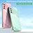 Ultra-thin Silicone Gel Soft Case Cover with Magnetic Finger Ring Stand XL1 for Vivo V23e 5G