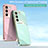 Ultra-thin Silicone Gel Soft Case Cover with Magnetic Finger Ring Stand XL1 for Vivo V27e 5G