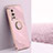 Ultra-thin Silicone Gel Soft Case Cover with Magnetic Finger Ring Stand XL1 for Vivo X70 Pro 5G