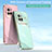 Ultra-thin Silicone Gel Soft Case Cover with Magnetic Finger Ring Stand XL1 for Vivo X80 5G