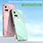 Ultra-thin Silicone Gel Soft Case Cover with Magnetic Finger Ring Stand XL1 for Vivo Y32 4G