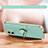 Ultra-thin Silicone Gel Soft Case Cover with Magnetic Finger Ring Stand XL1 for Vivo Y32t