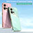 Ultra-thin Silicone Gel Soft Case Cover with Magnetic Finger Ring Stand XL1 for Vivo Y35 4G