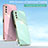 Ultra-thin Silicone Gel Soft Case Cover with Magnetic Finger Ring Stand XL1 for Vivo Y51s 5G