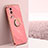 Ultra-thin Silicone Gel Soft Case Cover with Magnetic Finger Ring Stand XL1 for Vivo Y52 5G