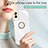 Ultra-thin Silicone Gel Soft Case Cover with Magnetic Finger Ring Stand XL1 for Vivo Y55s (2021)