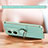 Ultra-thin Silicone Gel Soft Case Cover with Magnetic Finger Ring Stand XL1 for Vivo Y78 5G