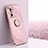Ultra-thin Silicone Gel Soft Case Cover with Magnetic Finger Ring Stand XL1 for Xiaomi Mi 11i 5G