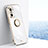 Ultra-thin Silicone Gel Soft Case Cover with Magnetic Finger Ring Stand XL1 for Xiaomi Mi 11i 5G