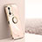 Ultra-thin Silicone Gel Soft Case Cover with Magnetic Finger Ring Stand XL1 for Xiaomi Mi 11T Pro 5G Gold