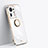 Ultra-thin Silicone Gel Soft Case Cover with Magnetic Finger Ring Stand XL1 for Xiaomi Mi Mix 4 5G White