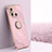 Ultra-thin Silicone Gel Soft Case Cover with Magnetic Finger Ring Stand XL1 for Xiaomi Poco C55