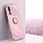 Ultra-thin Silicone Gel Soft Case Cover with Magnetic Finger Ring Stand XL1 for Xiaomi Poco F3 GT 5G