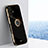 Ultra-thin Silicone Gel Soft Case Cover with Magnetic Finger Ring Stand XL1 for Xiaomi Poco F3 GT 5G Black