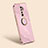 Ultra-thin Silicone Gel Soft Case Cover with Magnetic Finger Ring Stand XL1 for Xiaomi Poco M2 Pink